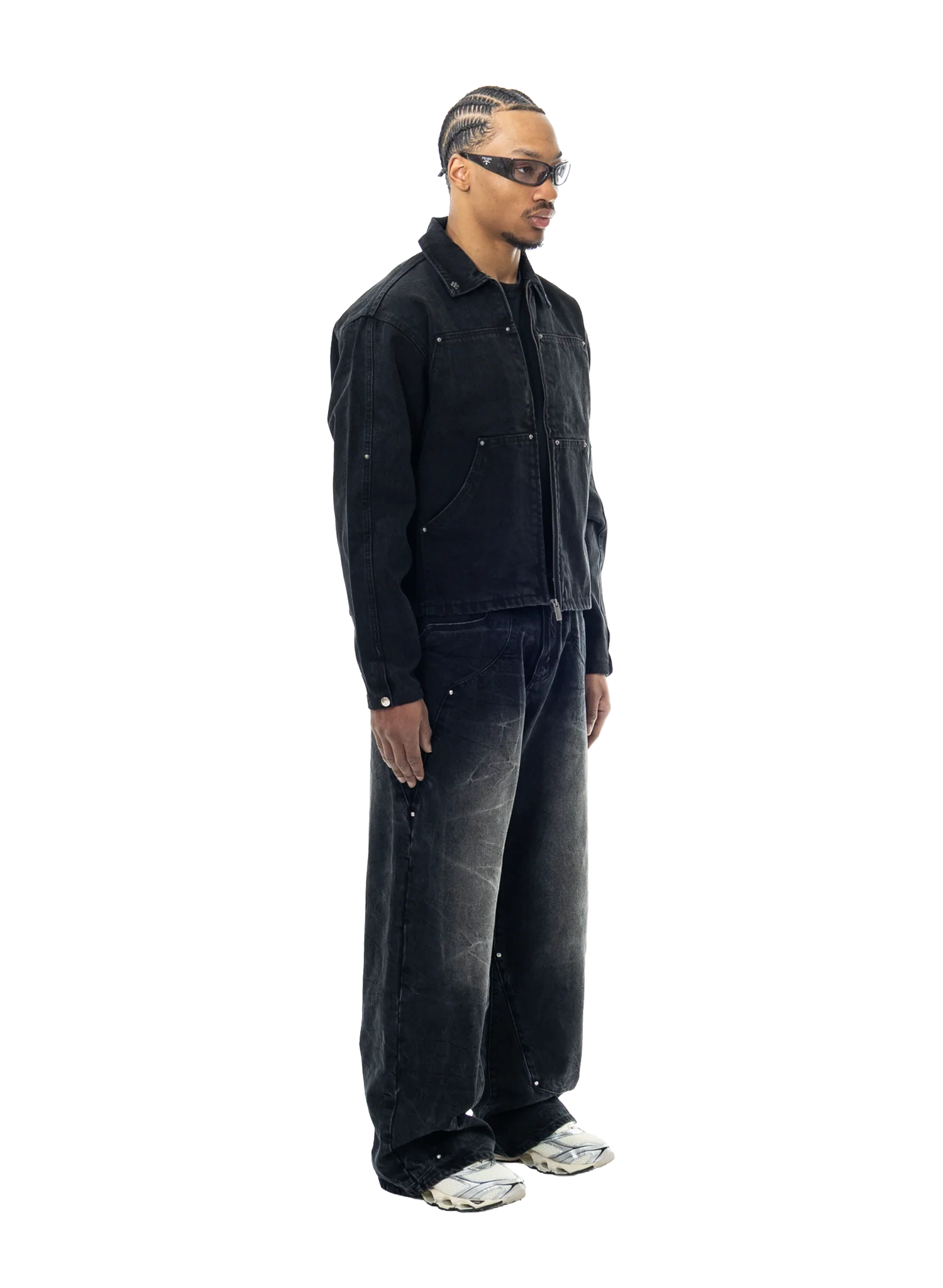 STUDDED DENIM BLACK - Image 6
