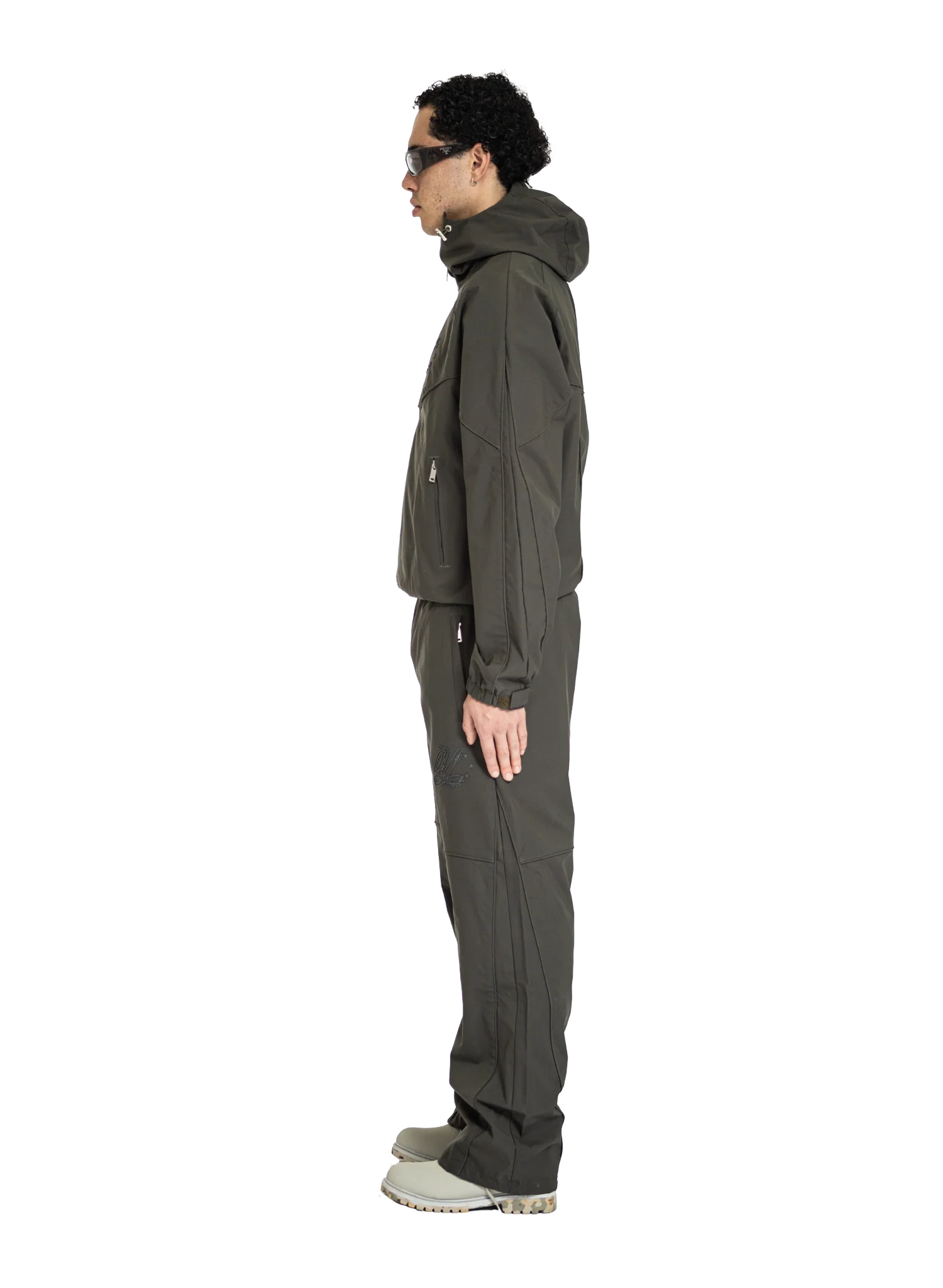 NYLON JACKET DARK GREEN - Image 3