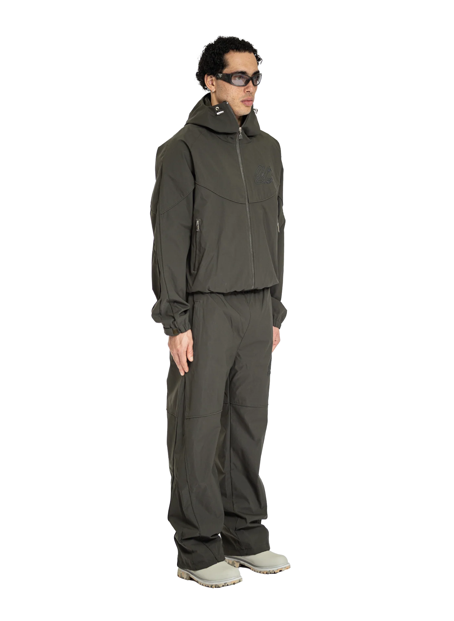 NYLON JACKET DARK GREEN - Image 6