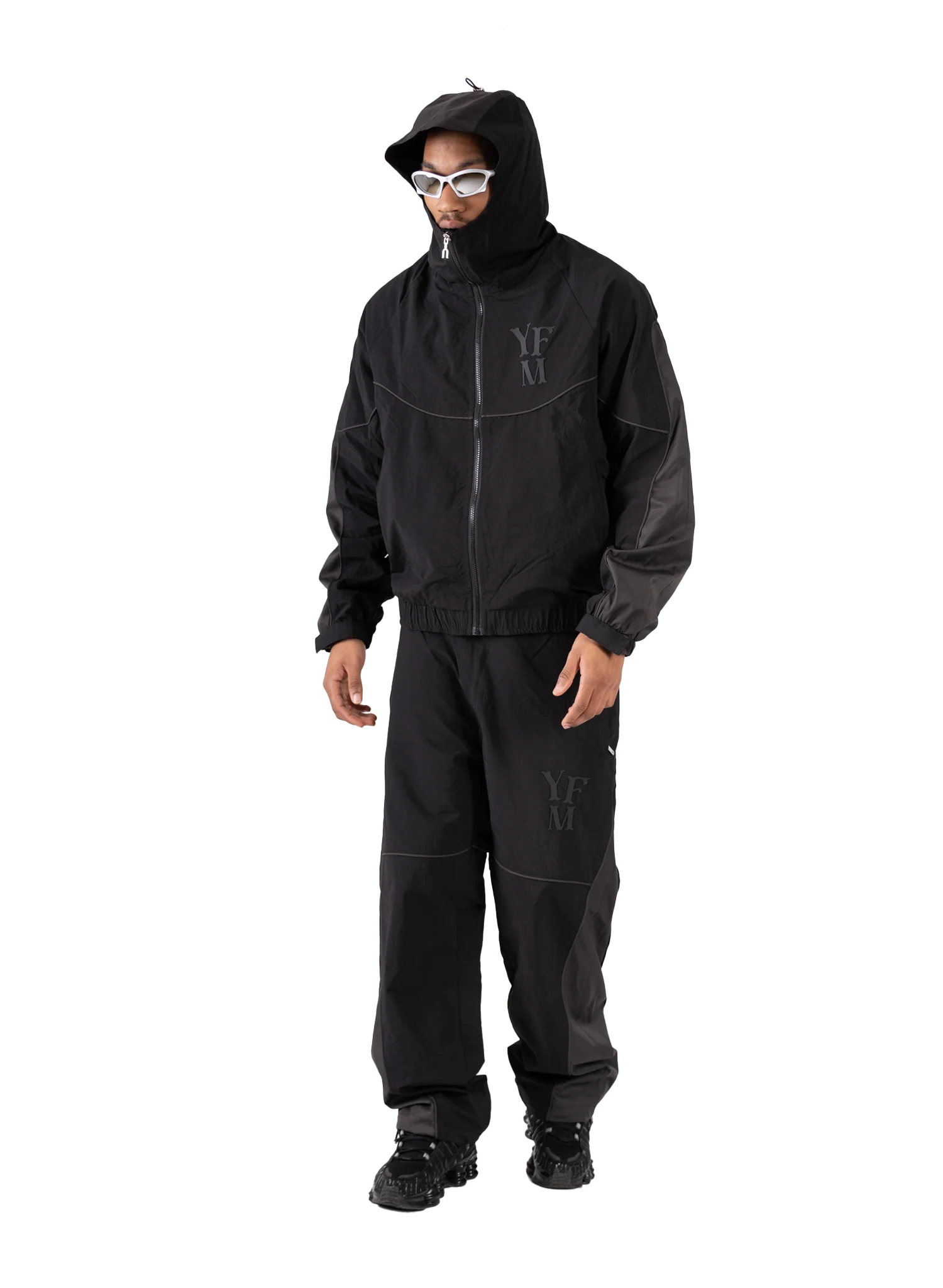 YFM NYLON PANTS BLACK - Image 4