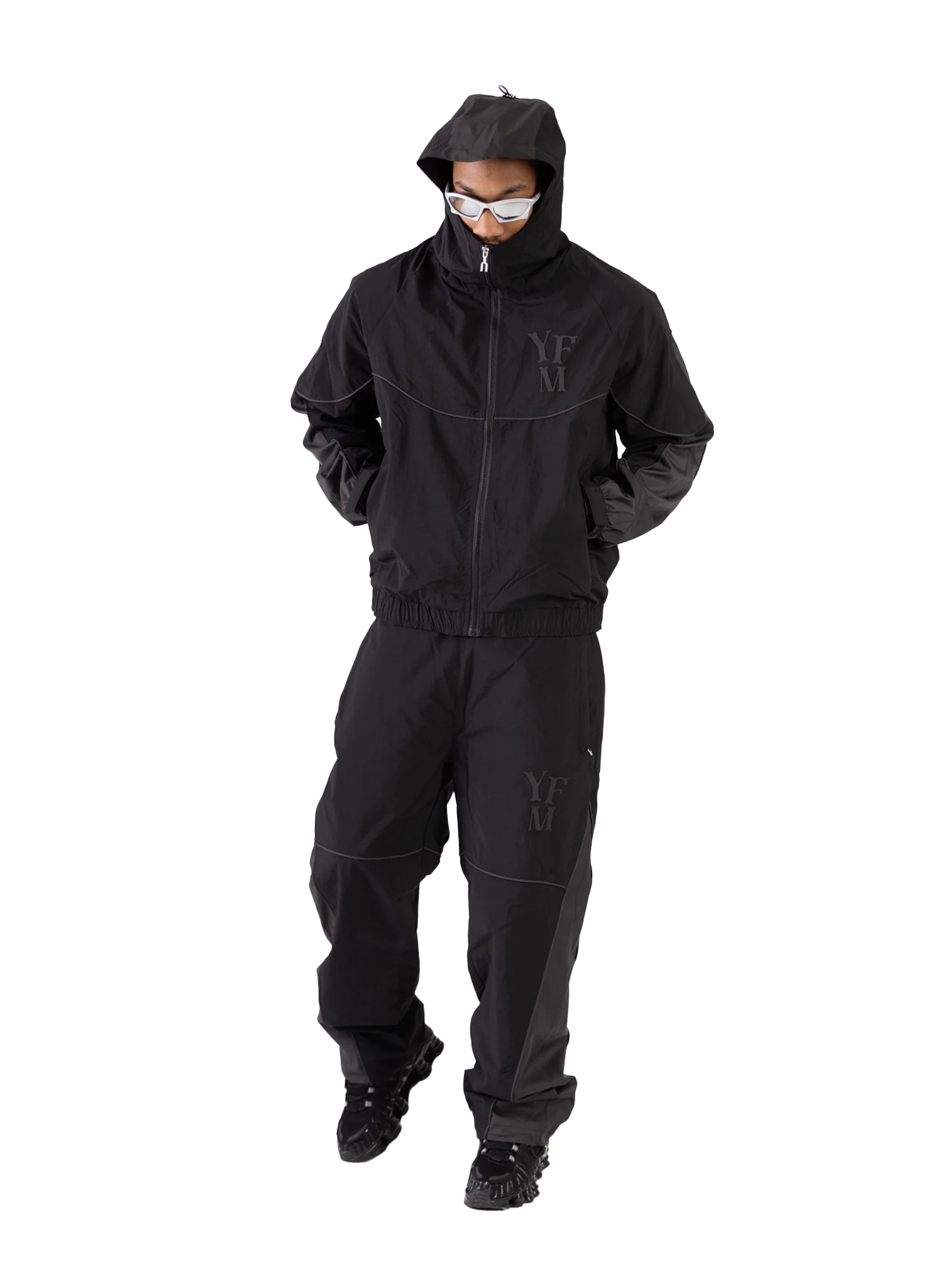 YFM NYLON PANTS BLACK - Image 5