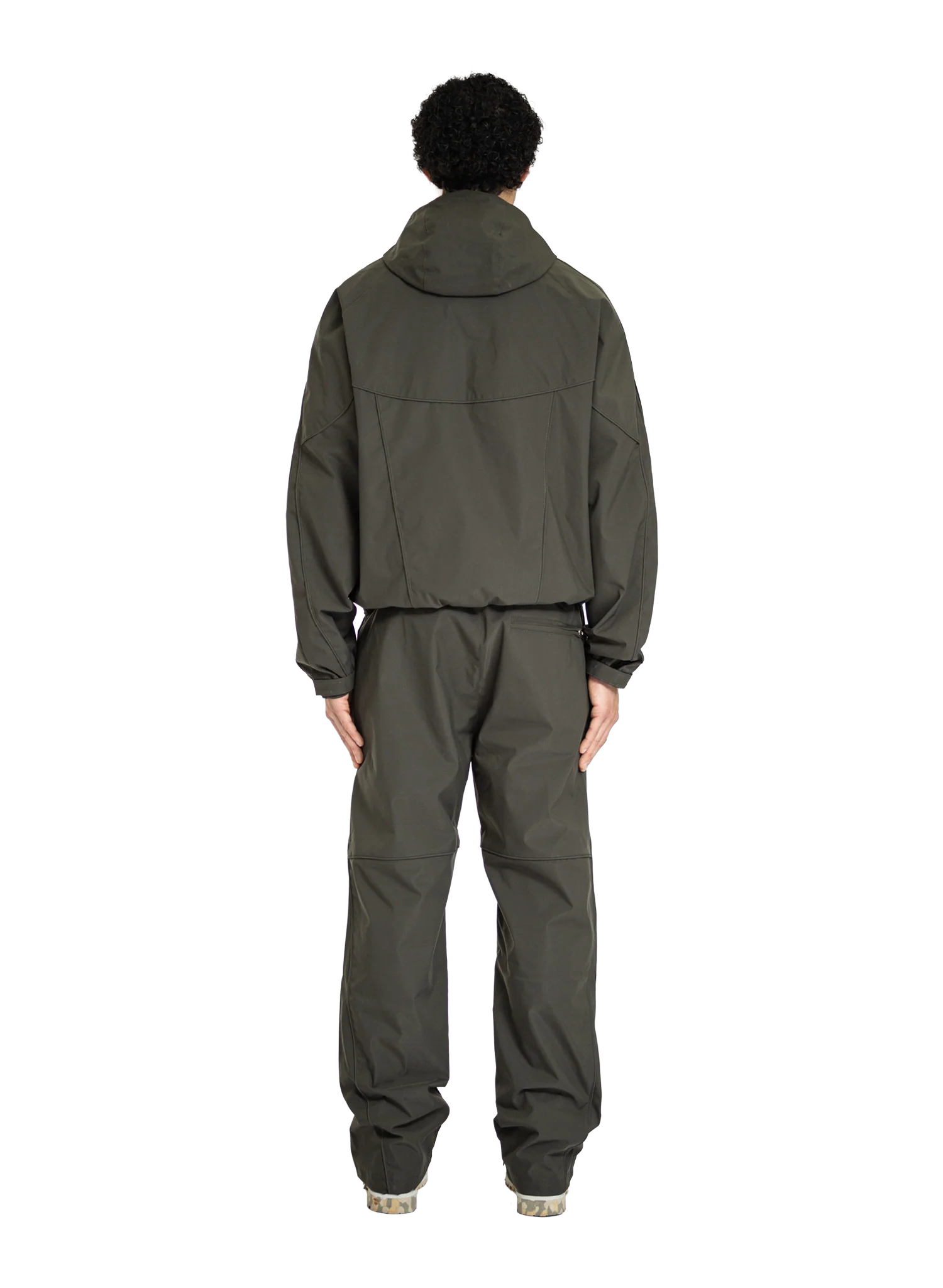 NYLON PANTS DARK GREEN - Image 4