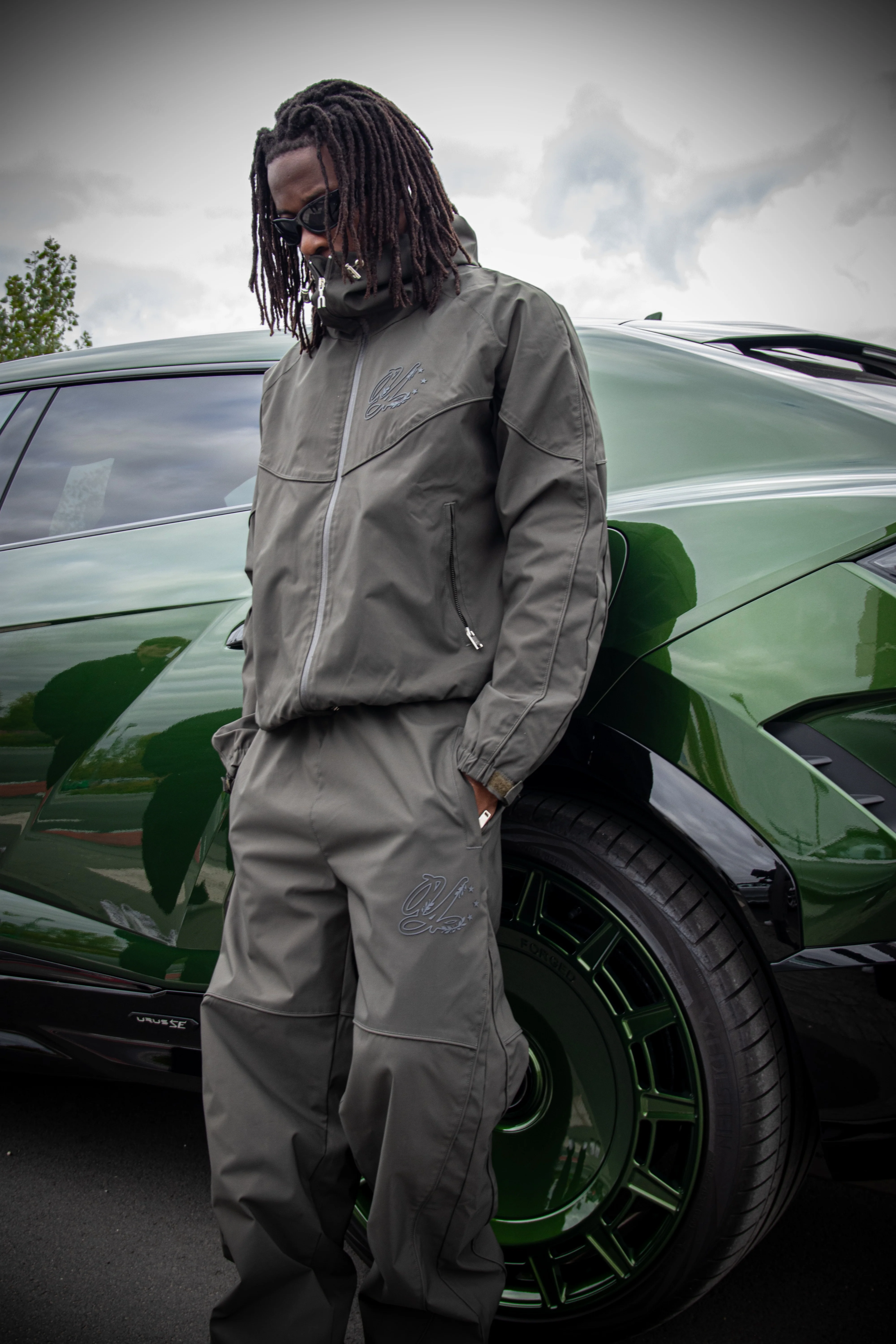 NYLON PANTS DARK GREEN - Image 8